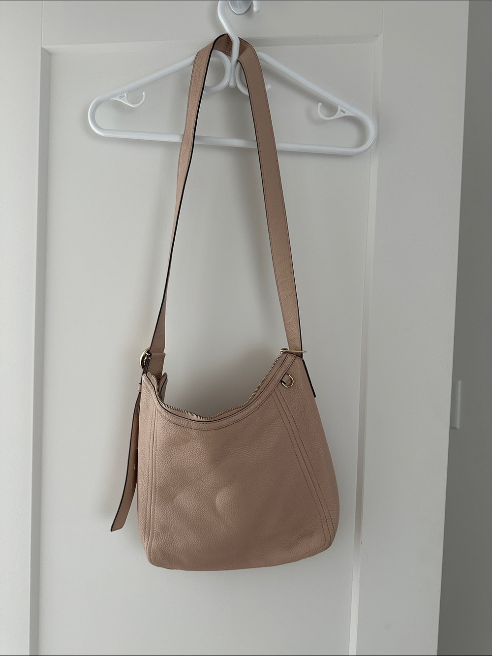 Michael Kors Taupe Leather Shoulder Bag